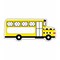 Black, White & Stylish Brights School Bus Cut-Outs, Pack Of 36